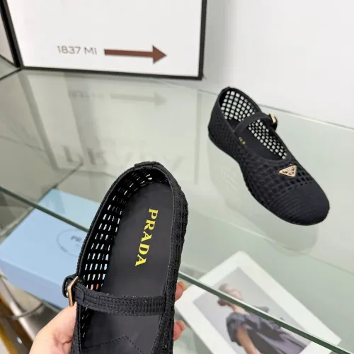 Replica Prada Flat Shoes For Women #1472649 $85.00 USD for Wholesale
