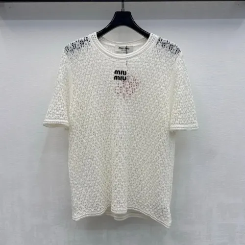 Cheap MIU MIU T-Shirts Short Sleeved For Women #1472703, $$96.00 USD On MIU MIU T-Shirts