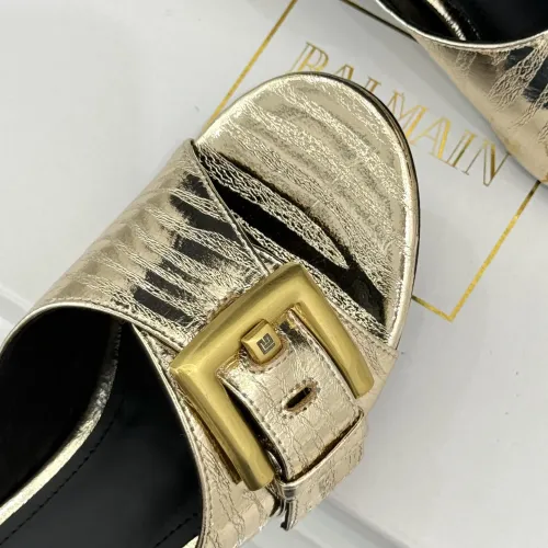 Replica Balmain Slippers For Women #1472719 $102.00 USD for Wholesale