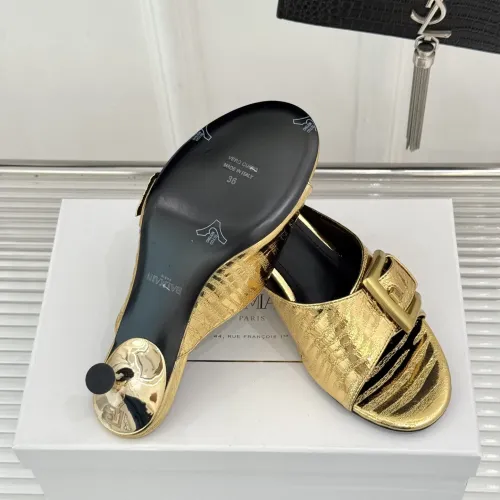 Replica Balmain Slippers For Women #1472720 $102.00 USD for Wholesale