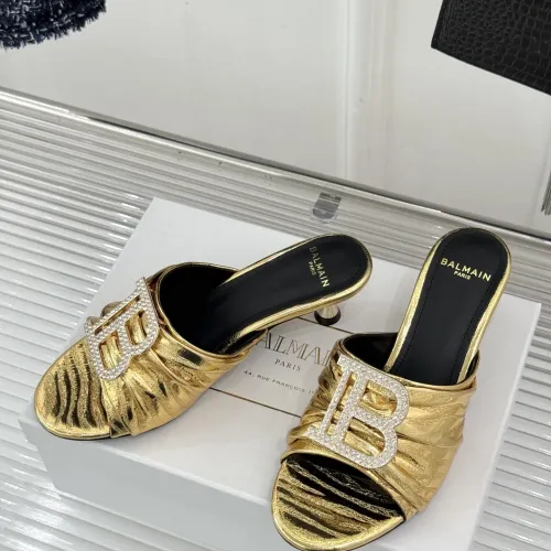 Replica Balmain Slippers For Women #1472723 $108.00 USD for Wholesale
