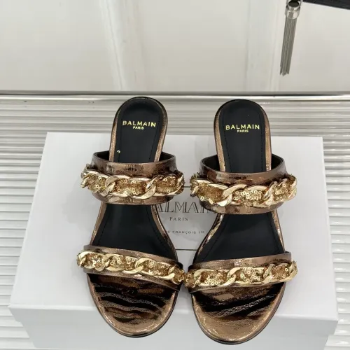 Replica Balmain Slippers For Women #1472724 $108.00 USD for Wholesale