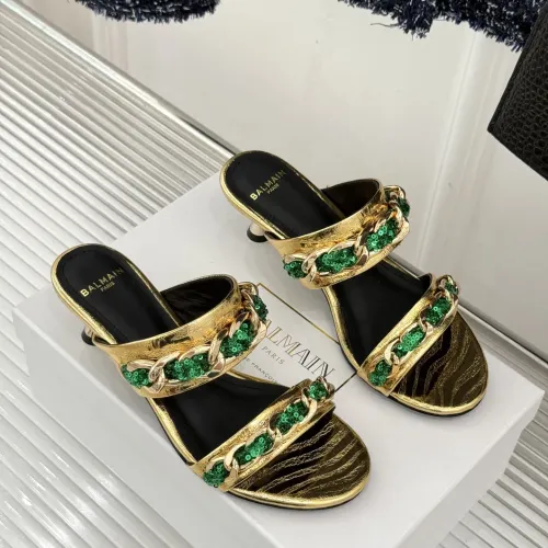 Replica Balmain Slippers For Women #1472725 $108.00 USD for Wholesale