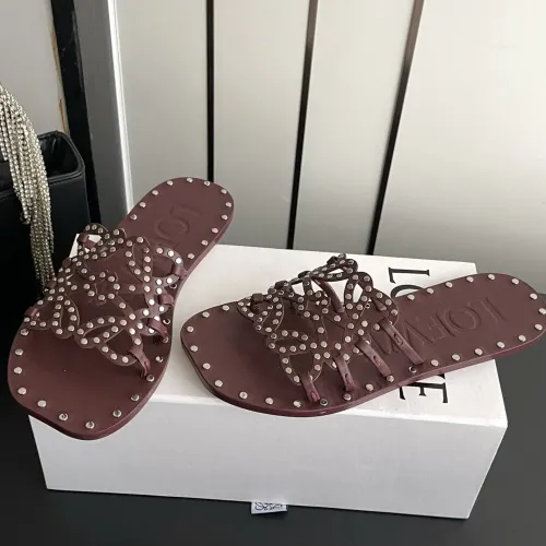 Replica LOEWE Slippers For Women #1472759 $108.00 USD for Wholesale