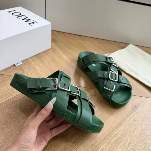 Replica LOEWE Slippers For Women #1472761 $98.00 USD for Wholesale
