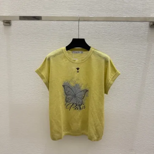 Cheap Christian Dior T-Shirts Short Sleeved For Women #1472801, $$82.00 USD On Christian Dior T-Shirts