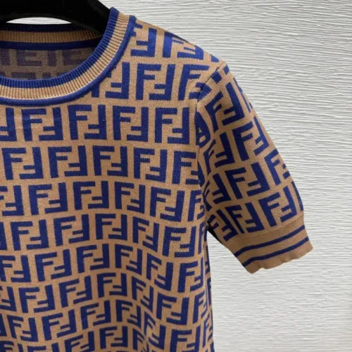 Replica Fendi T-Shirts Short Sleeved For Women #1472809 $80.00 USD for Wholesale