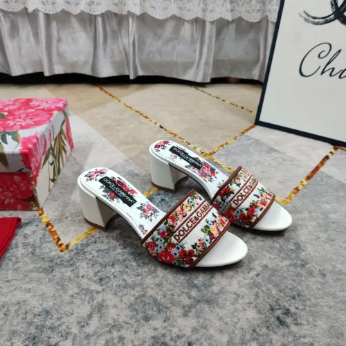 Cheap Dolce &amp; Gabbana D&amp;G Slippers For Women #1472830, $$125.00 USD On Dolce &amp; Gabbana D&amp;G Slippers
