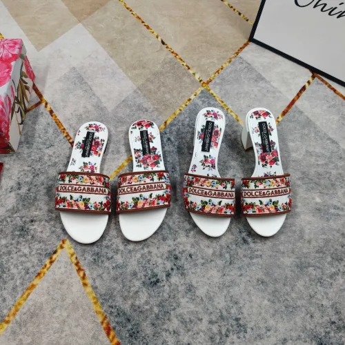 Replica Dolce & Gabbana D&G Slippers For Women #1472830 $125.00 USD for Wholesale