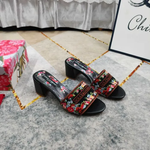 Cheap Dolce &amp; Gabbana D&amp;G Slippers For Women #1472831, $$125.00 USD On Dolce &amp; Gabbana D&amp;G Slippers