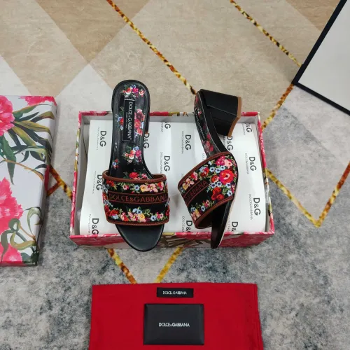 Replica Dolce & Gabbana D&G Slippers For Women #1472831 $125.00 USD for Wholesale