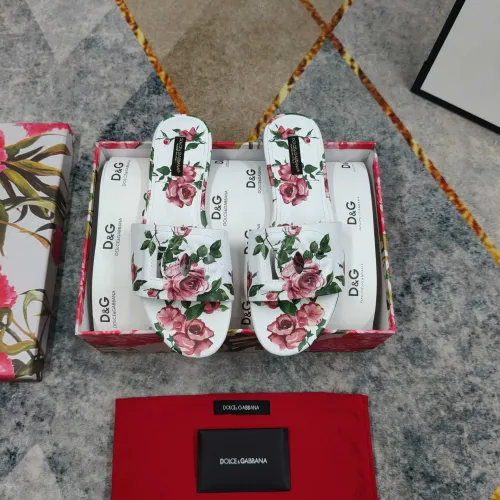 Replica Dolce & Gabbana D&G Slippers For Women #1472832 $135.00 USD for Wholesale