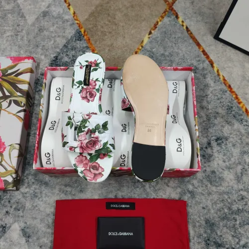 Replica Dolce & Gabbana D&G Slippers For Women #1472832 $135.00 USD for Wholesale