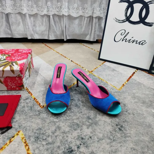 Replica Dolce & Gabbana D&G Slippers For Women #1472843 $115.00 USD for Wholesale