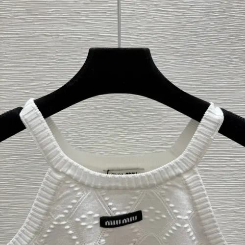 Replica MIU MIU T-Shirts Sleeveless For Women #1472863 $82.00 USD for Wholesale