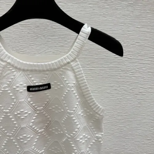 Replica MIU MIU T-Shirts Sleeveless For Women #1472863 $82.00 USD for Wholesale