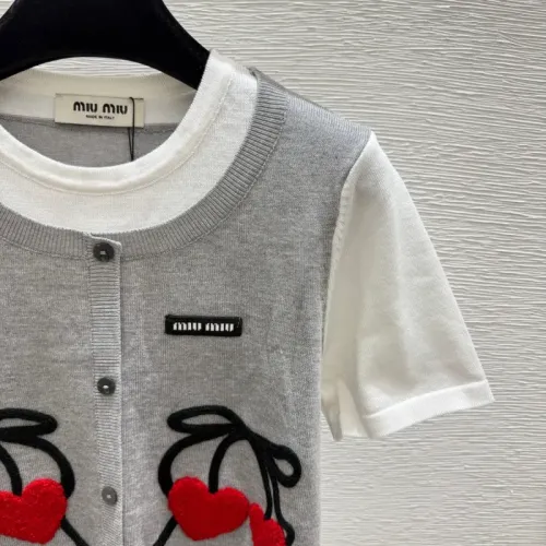 Replica MIU MIU T-Shirts Short Sleeved For Women #1472866 $82.00 USD for Wholesale