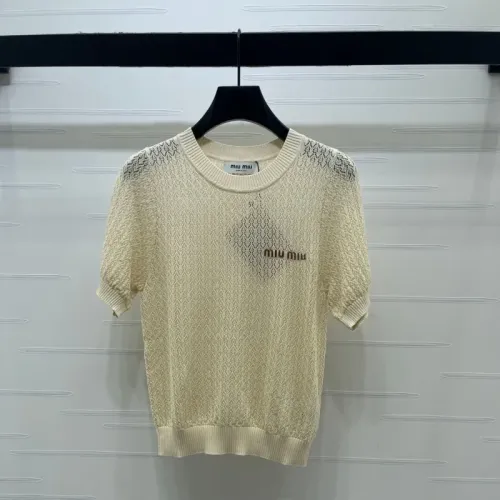 Cheap MIU MIU T-Shirts Short Sleeved For Women #1472872, $$85.00 USD On MIU MIU T-Shirts