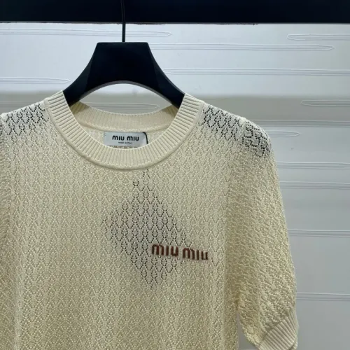 Replica MIU MIU T-Shirts Short Sleeved For Women #1472872 $85.00 USD for Wholesale