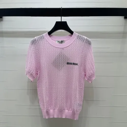 Cheap MIU MIU T-Shirts Short Sleeved For Women #1472873, $$85.00 USD On MIU MIU T-Shirts