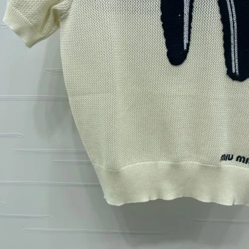 Replica MIU MIU T-Shirts Short Sleeved For Women #1472874 $85.00 USD for Wholesale