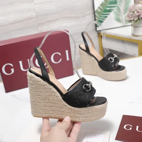 Replica Gucci Sandal For Women #1472886 $100.00 USD for Wholesale