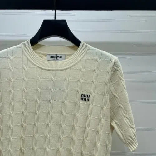 Replica MIU MIU T-Shirts Short Sleeved For Women #1472888 $85.00 USD for Wholesale