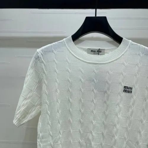Replica MIU MIU T-Shirts Short Sleeved For Women #1472889 $85.00 USD for Wholesale