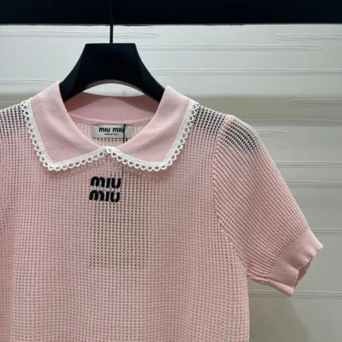 Replica MIU MIU T-Shirts Short Sleeved For Women #1472898 $88.00 USD for Wholesale