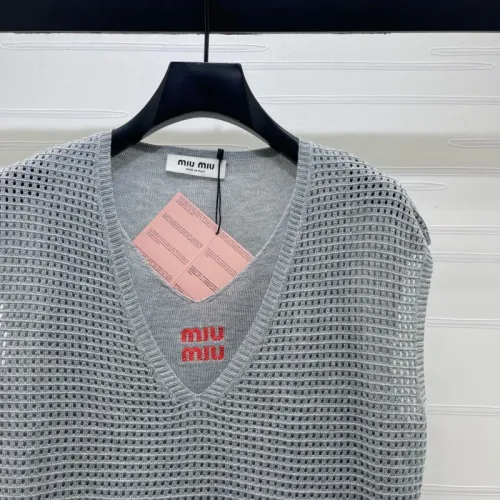 Replica MIU MIU T-Shirts Sleeveless For Women #1472899 $88.00 USD for Wholesale