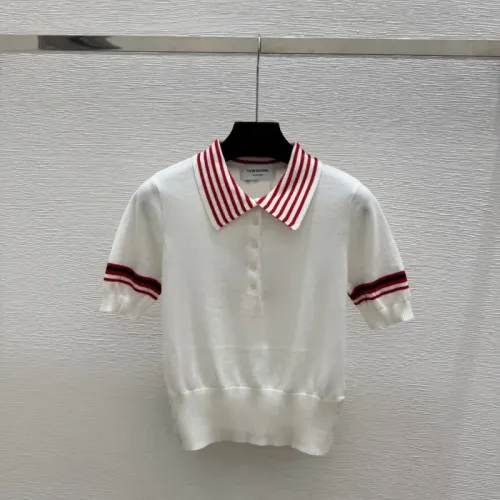 Cheap Thom Browne TB T-shirts Short Sleeved For Women #1472925, $$85.00 USD On Thom Browne TB T-Shirts