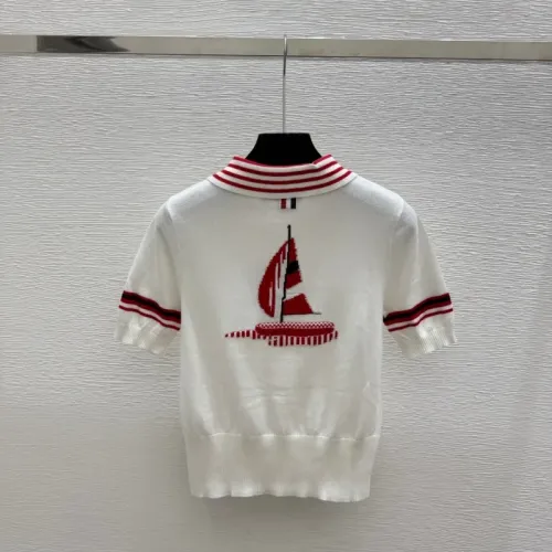 Replica Thom Browne TB T-shirts Short Sleeved For Women #1472925 $85.00 USD for Wholesale