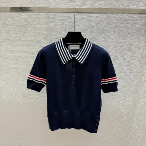Cheap Thom Browne TB T-shirts Short Sleeved For Women #1472926, $$85.00 USD On Thom Browne TB T-Shirts