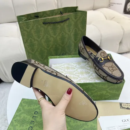 Replica Gucci Oxfords Shoes For Women #1472944 $92.00 USD for Wholesale