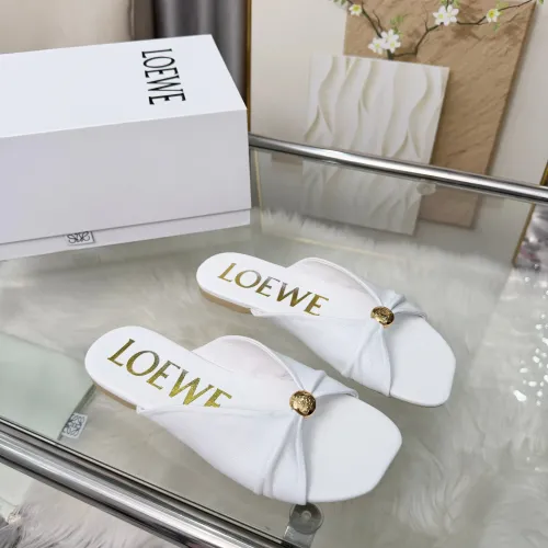 Replica LOEWE Slippers For Women #1472945 $80.00 USD for Wholesale
