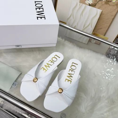 Replica LOEWE Slippers For Women #1472945 $80.00 USD for Wholesale