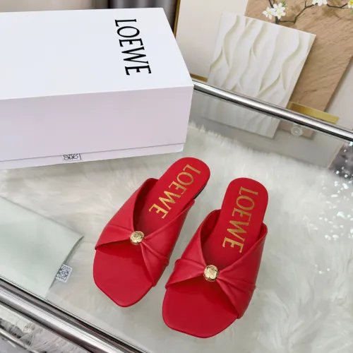 Replica LOEWE Slippers For Women #1472948 $80.00 USD for Wholesale