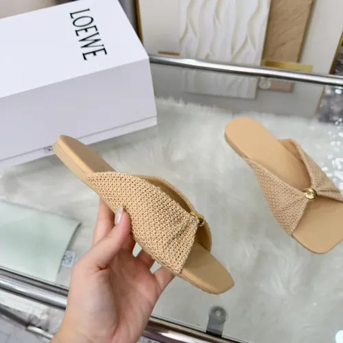 Replica LOEWE Slippers For Women #1472952 $80.00 USD for Wholesale