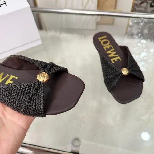 Replica LOEWE Slippers For Women #1472953 $80.00 USD for Wholesale
