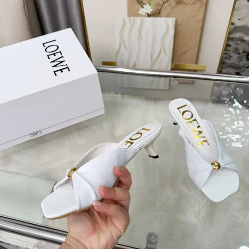 Replica LOEWE Slippers For Women #1472954 $82.00 USD for Wholesale
