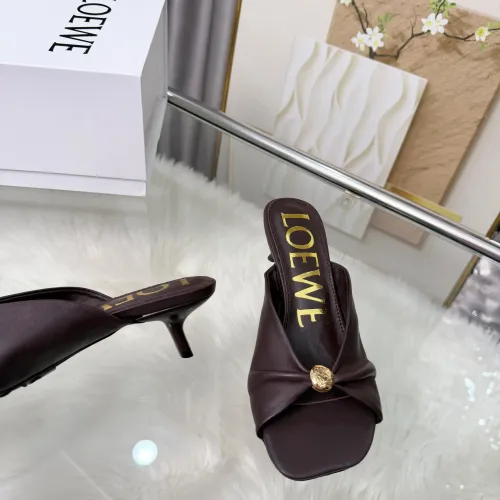 Replica LOEWE Slippers For Women #1472956 $82.00 USD for Wholesale