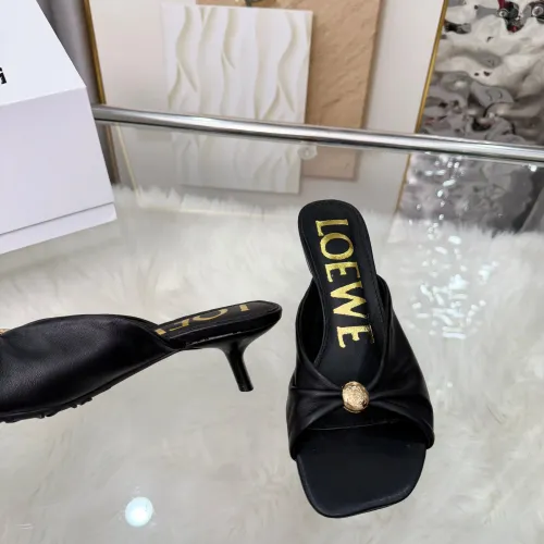 Replica LOEWE Slippers For Women #1472957 $82.00 USD for Wholesale