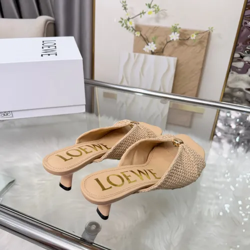 Replica LOEWE Slippers For Women #1472958 $82.00 USD for Wholesale