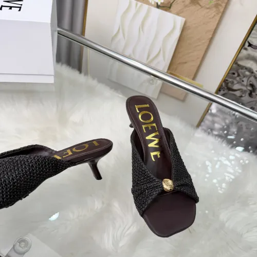 Replica LOEWE Slippers For Women #1472959 $82.00 USD for Wholesale