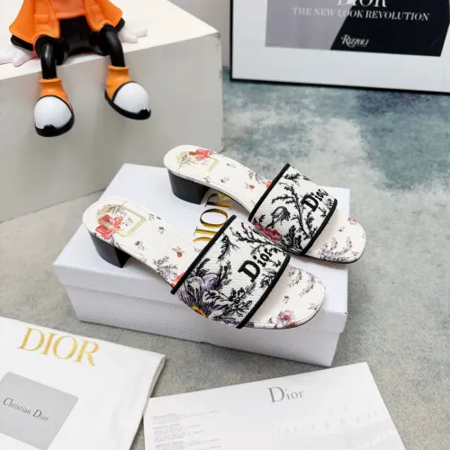 Replica Christian Dior Slippers For Women #1472963 $85.00 USD for Wholesale