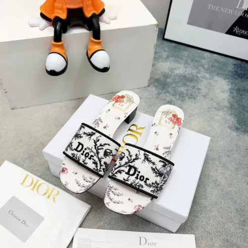Replica Christian Dior Slippers For Women #1472963 $85.00 USD for Wholesale