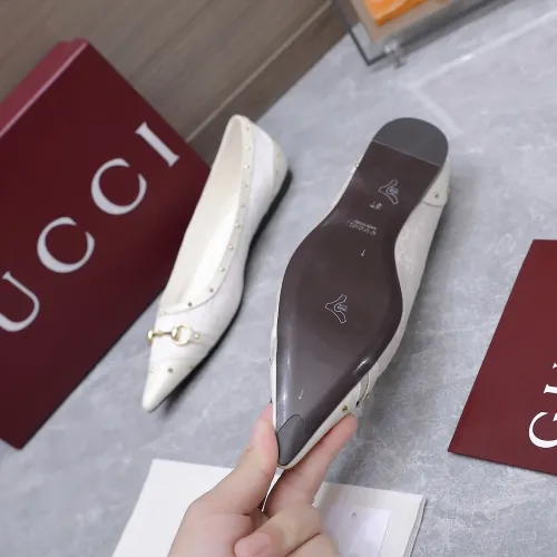 Replica Gucci Flat Shoes For Women #1472970 $118.00 USD for Wholesale