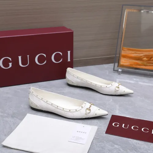 Replica Gucci Flat Shoes For Women #1472970 $118.00 USD for Wholesale