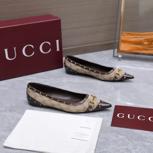 Replica Gucci Flat Shoes For Women #1472972 $118.00 USD for Wholesale