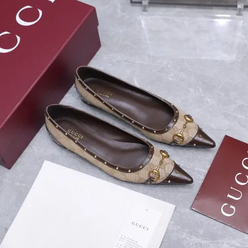 Replica Gucci Flat Shoes For Women #1472972 $118.00 USD for Wholesale